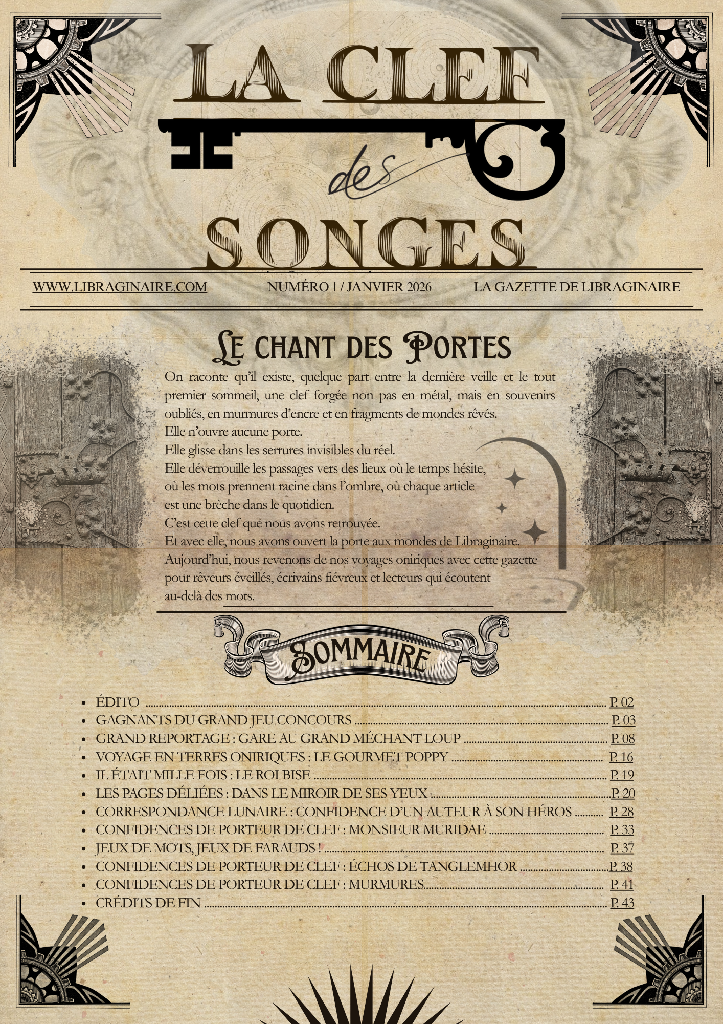 Clef des songes janvier 2026