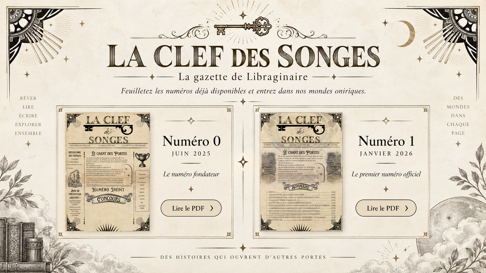 La Clef des Songes - Gazette de Libraginaire